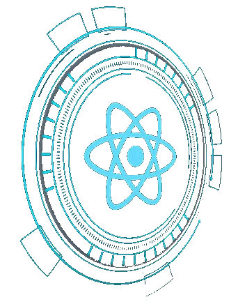 React key concepts overview illustration showing components, hooks, state, and routing