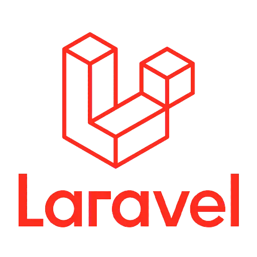 Laravel PHP framework logo representing MVC architecture, Eloquent ORM and web development features