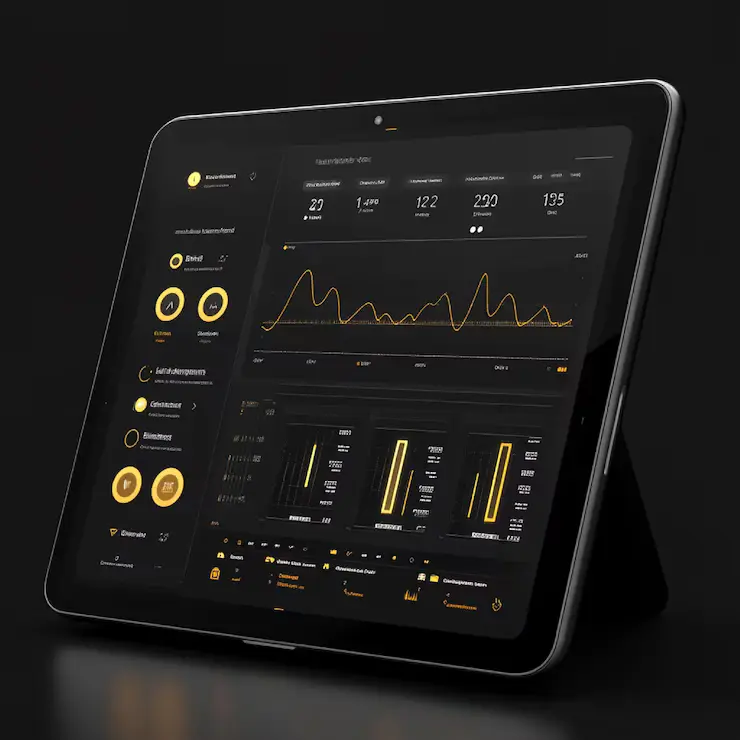 Content management system dashboard for managing website content efficiently