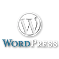 WordPress CMS logo for website development and content management